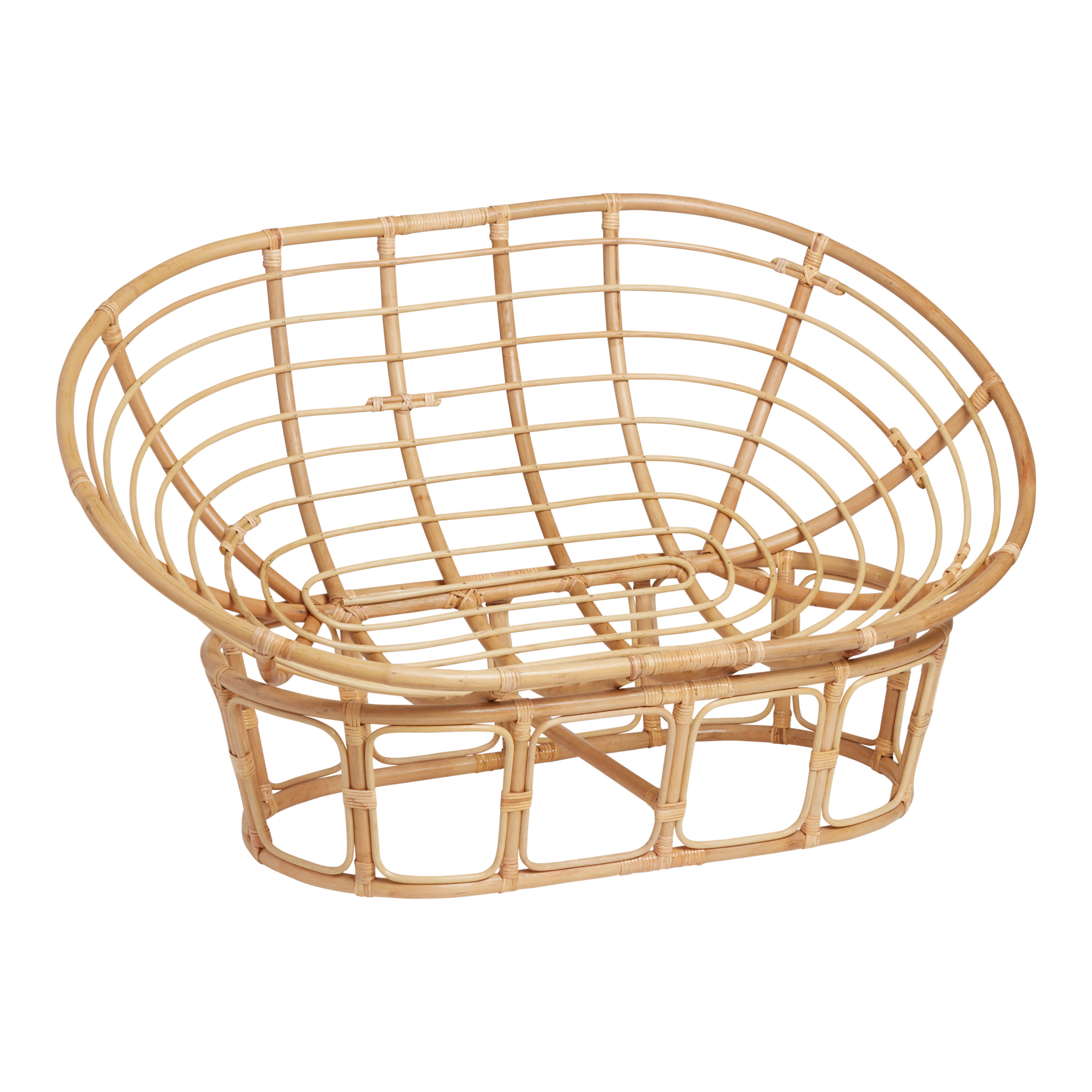 Rattan Double Papasan Chair Frame - Natural