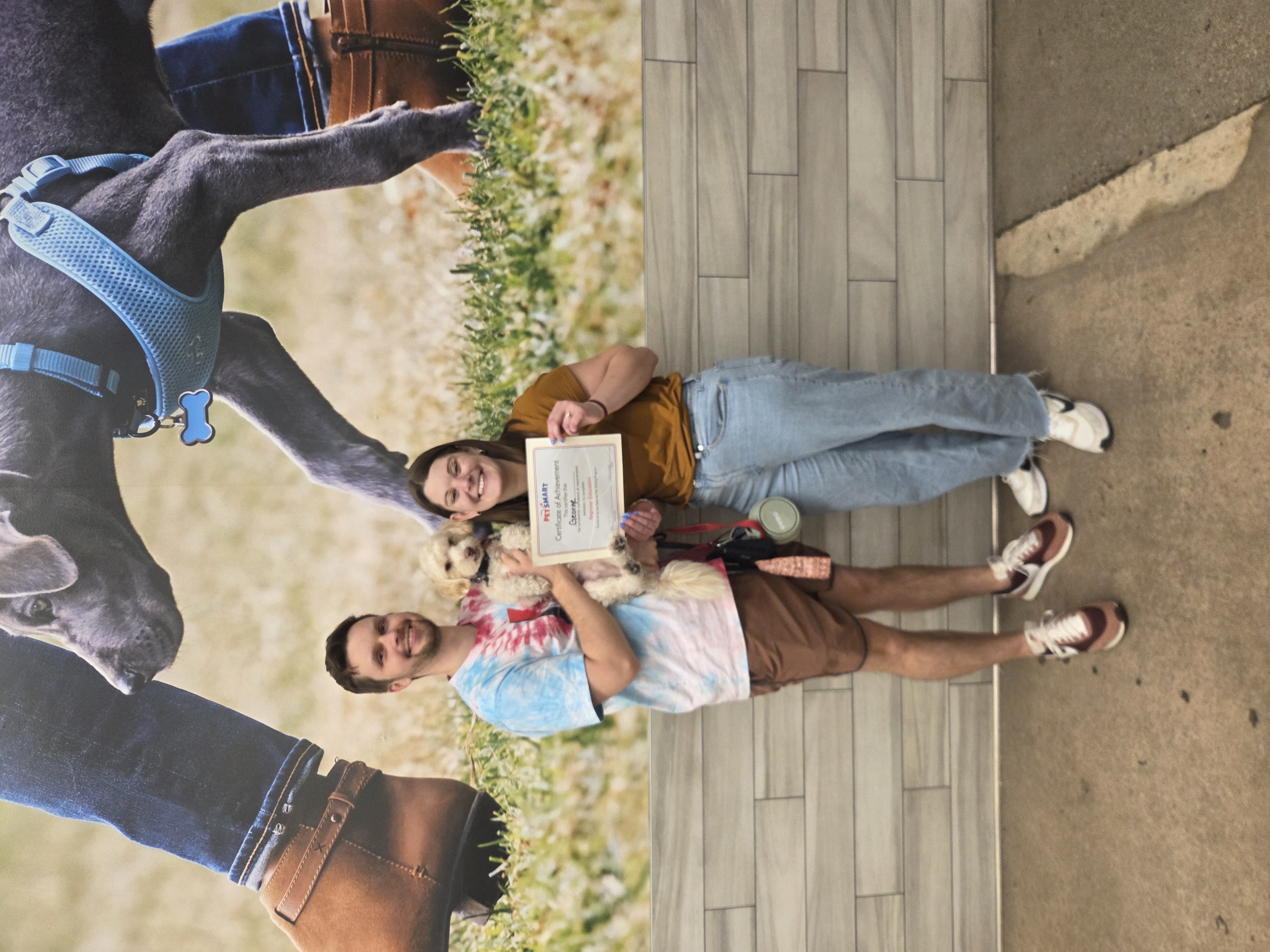 George in obedience class